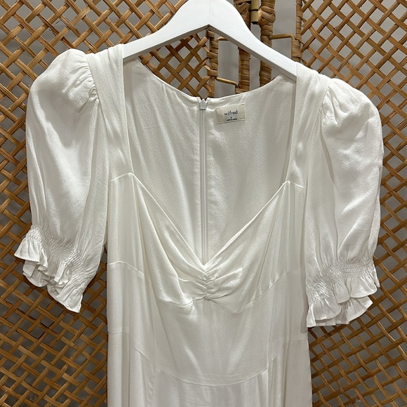 Wilfred Free - Midi Dress. White size Small - Picture 2 of 4